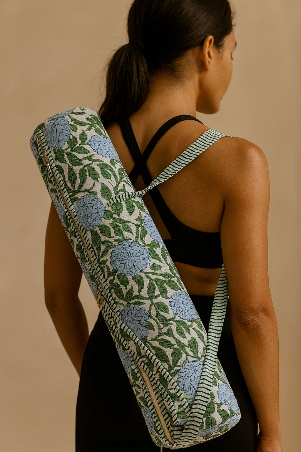 Prakriti Quilted Handmade Yoga Mat Cover