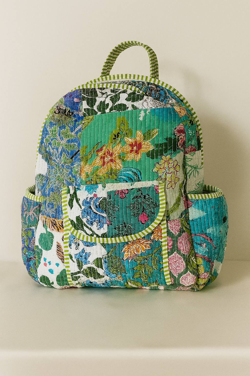 Greendale Handmade Quilted Backpack – Spacious & Stylish Bag – Akidat