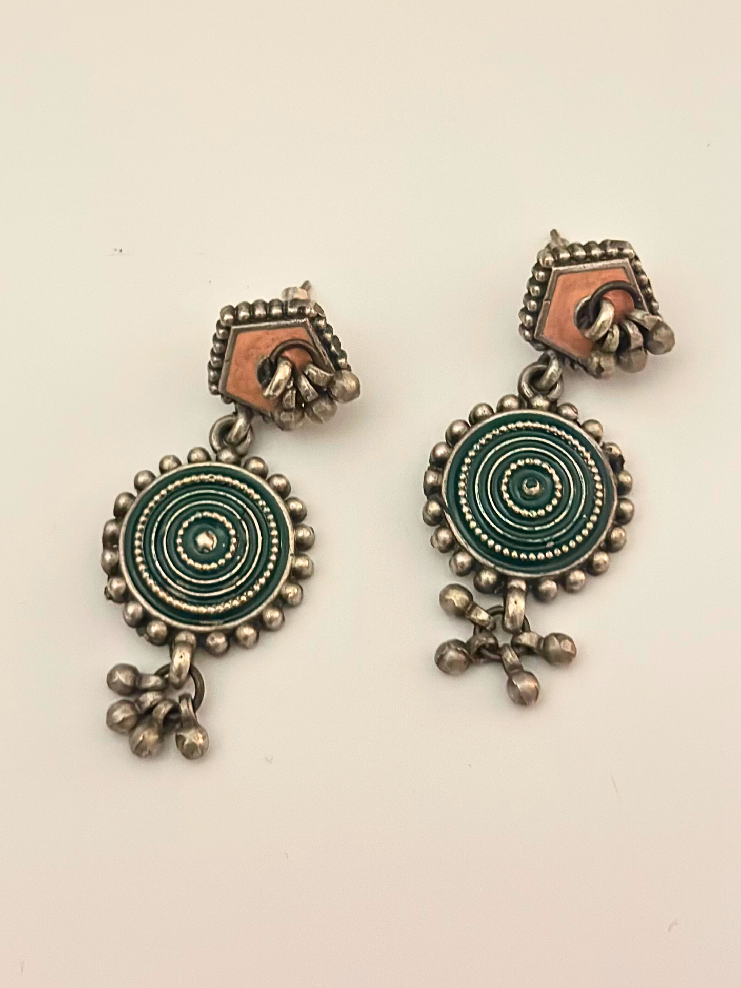 Tribal Harmony Statement Necklace Set with 2 Necklace and Earrings