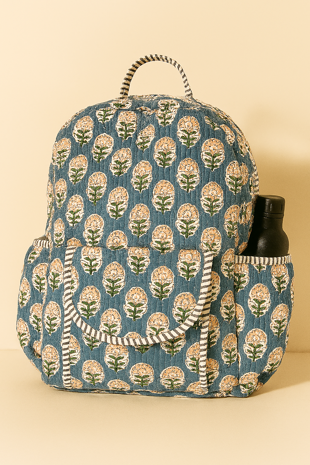 Bluebells Handmade Quilted Backpack