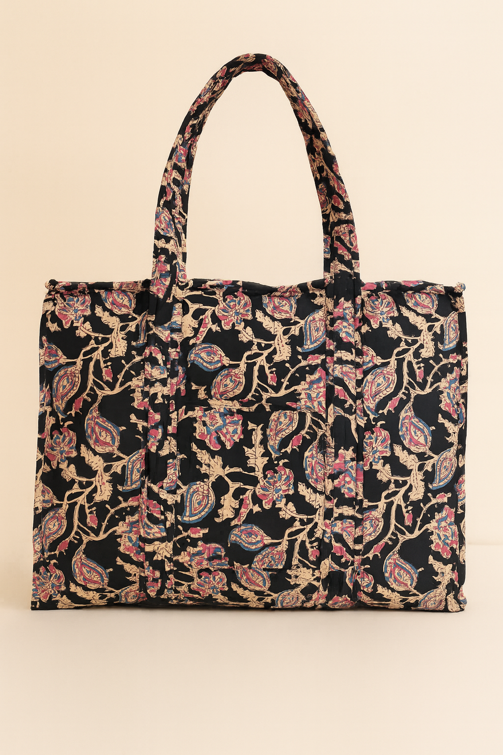 Liana Handmade Zipper Shoulder Bag with Bottle Holder Pocket