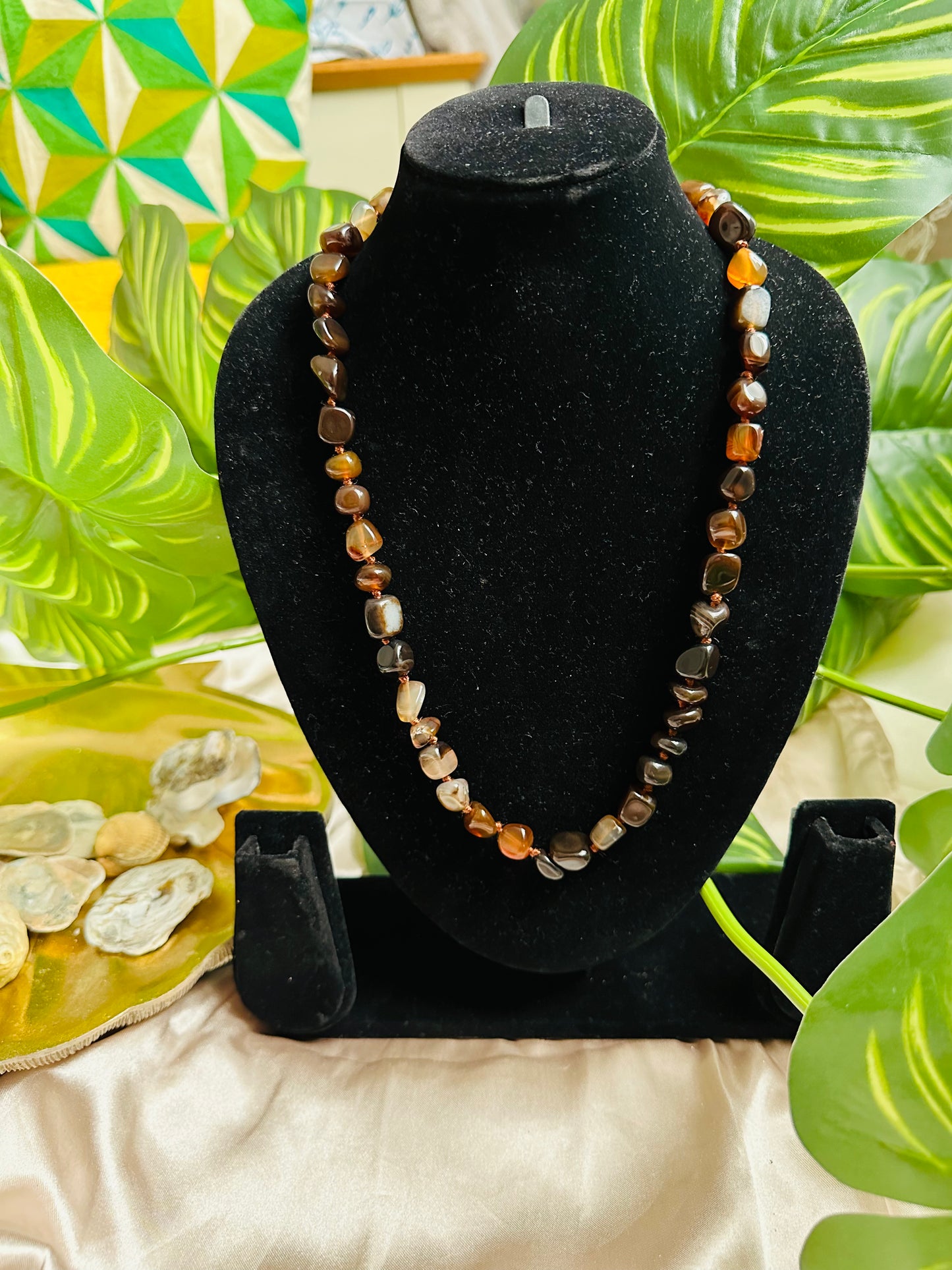 Terra Tones Stone Necklace