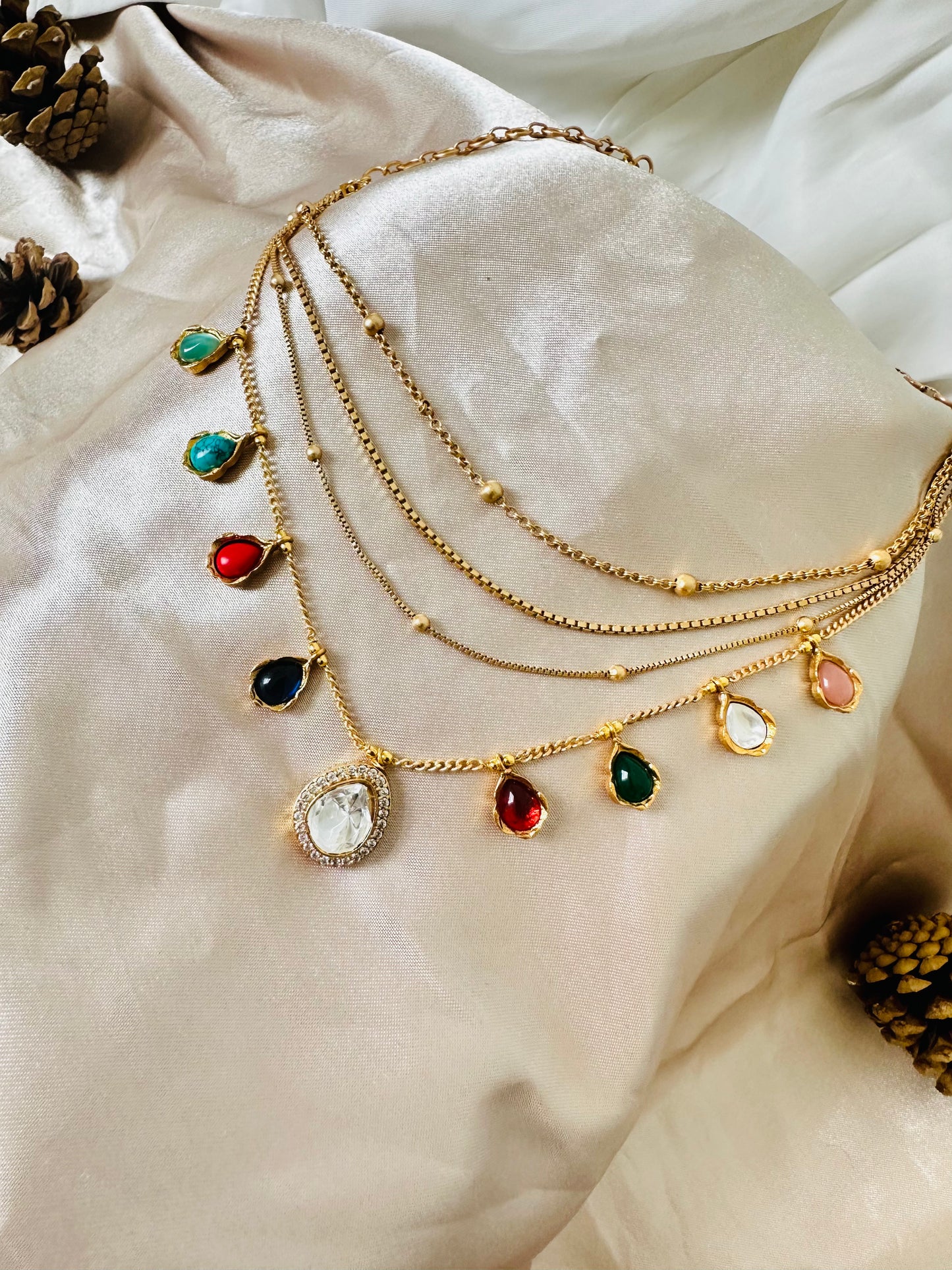 Dew Drops Layered Necklace