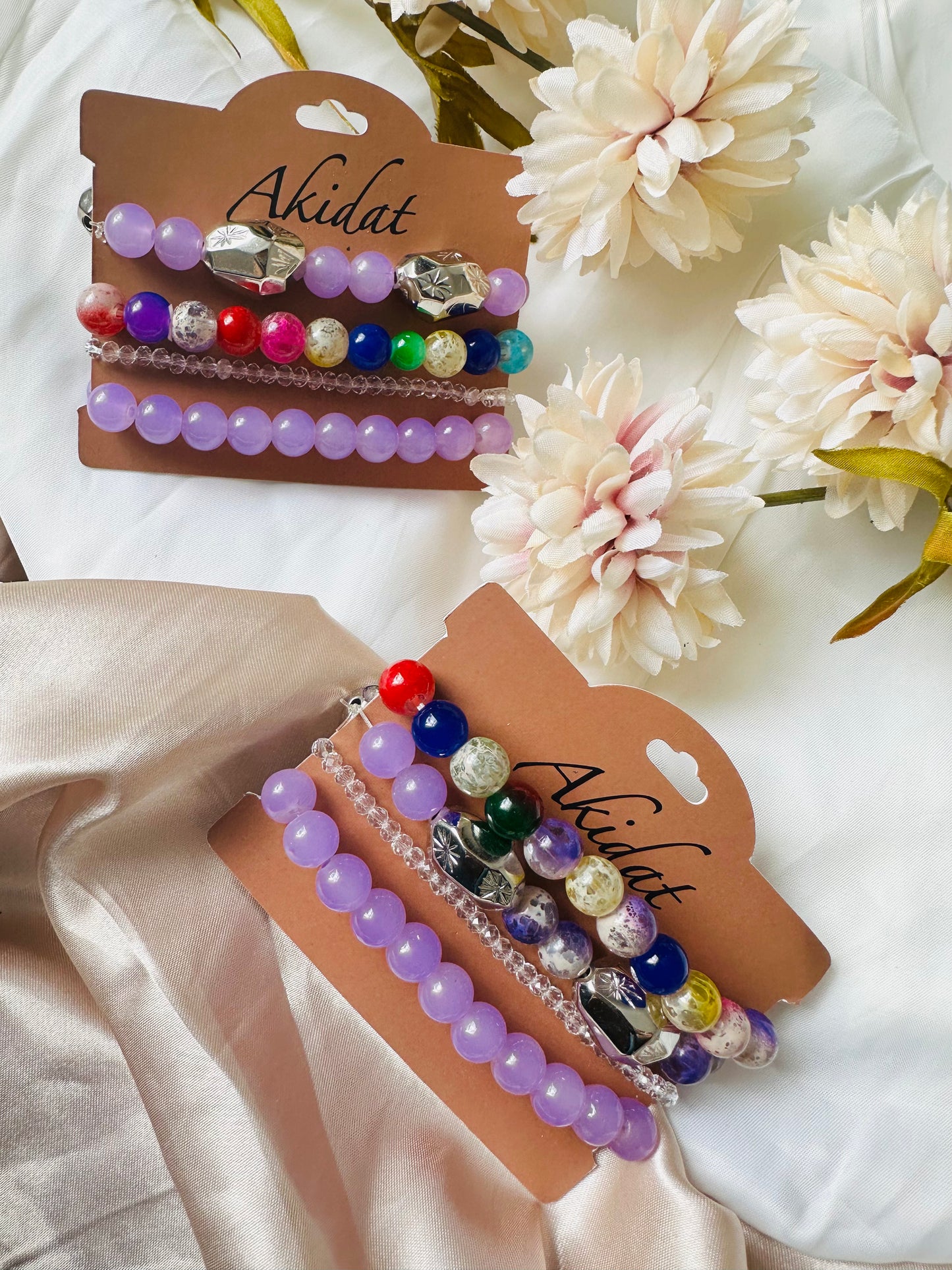 Enchanted Orchid Bracelet Set of 4