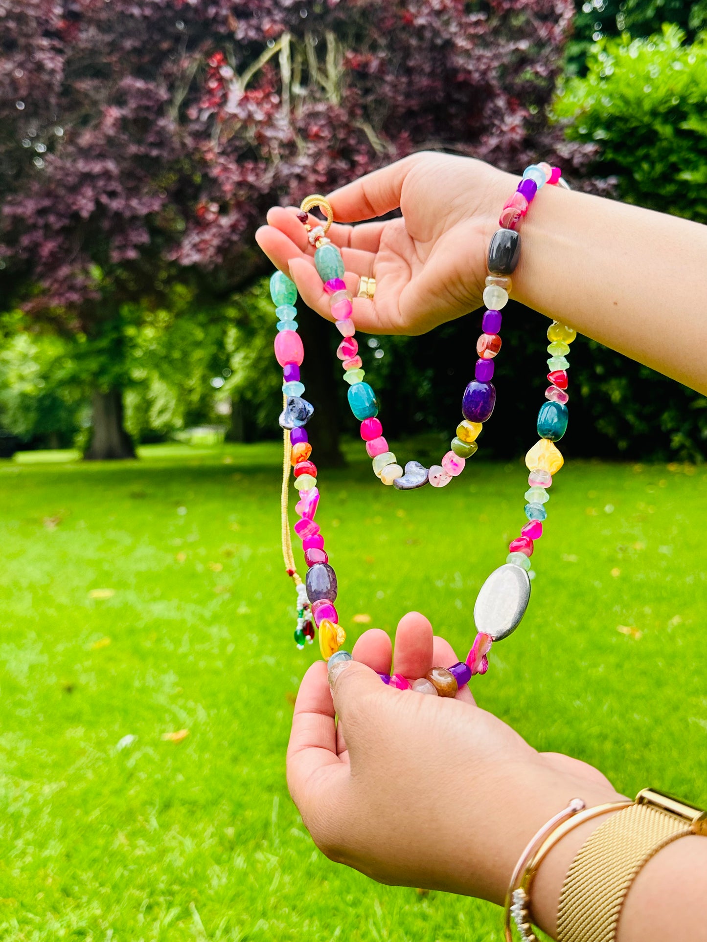 Kaleidoscope Long Necklace