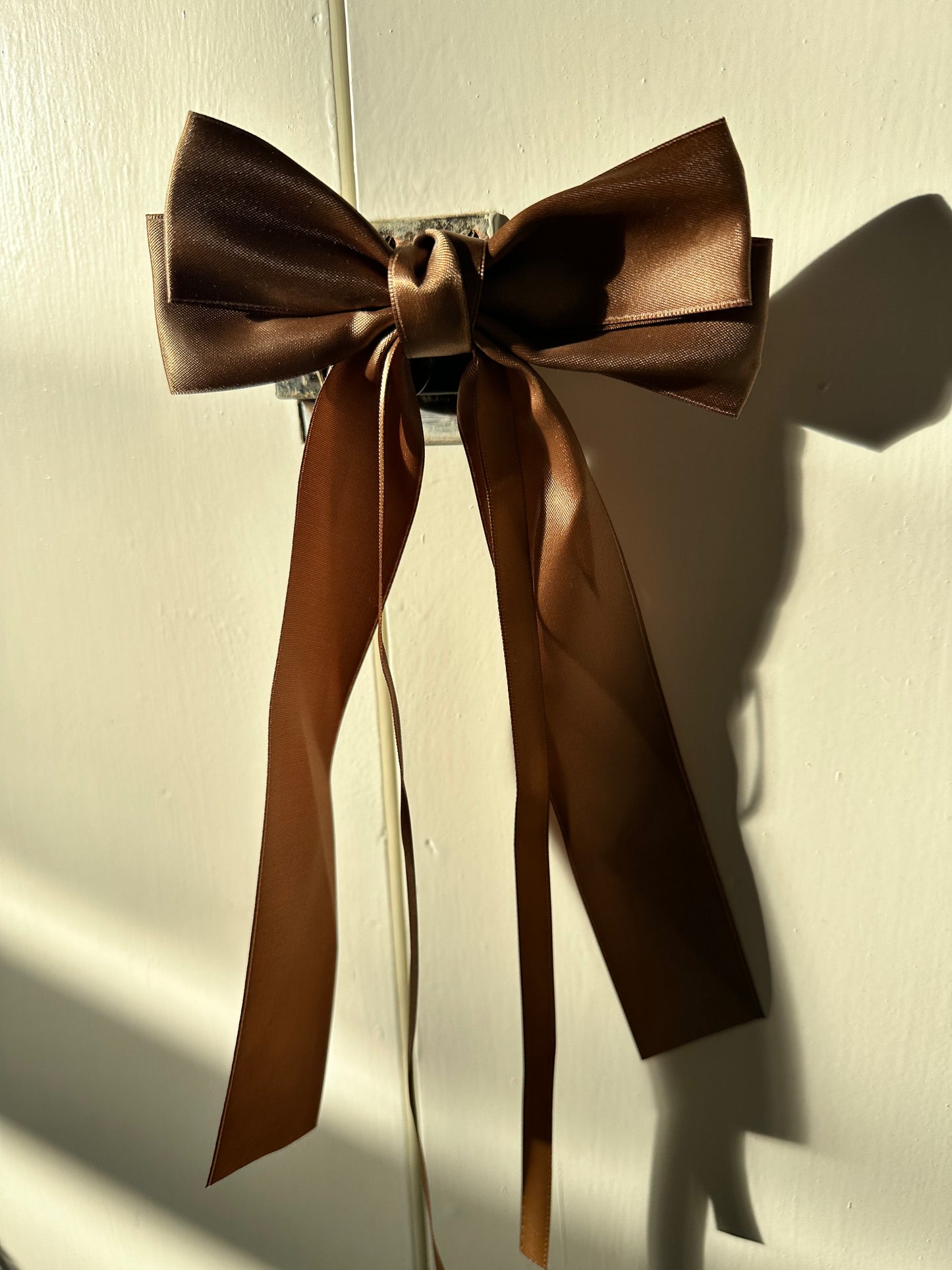 Satin Knot Bow Clip