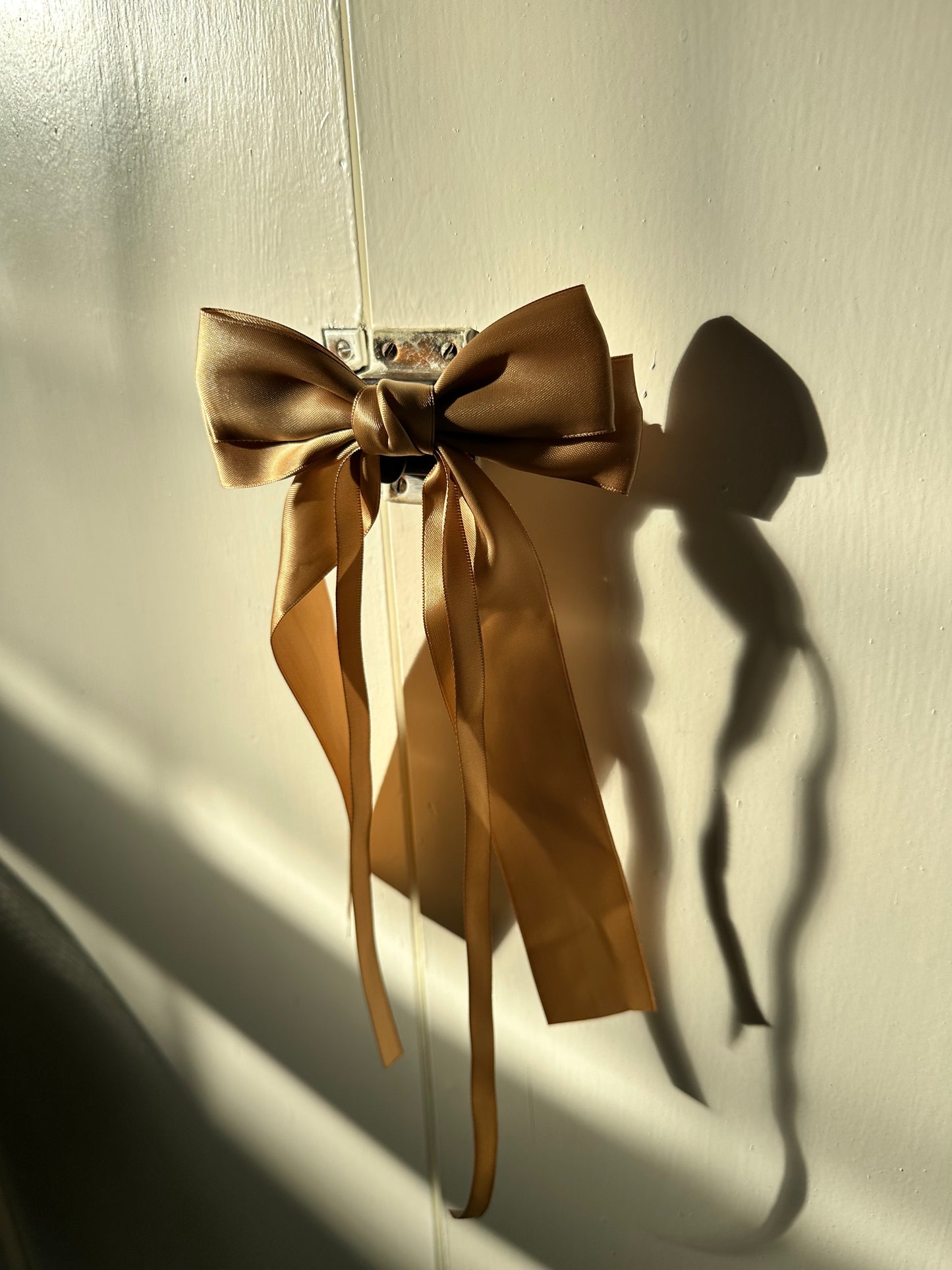 Satin Knot Bow Clip
