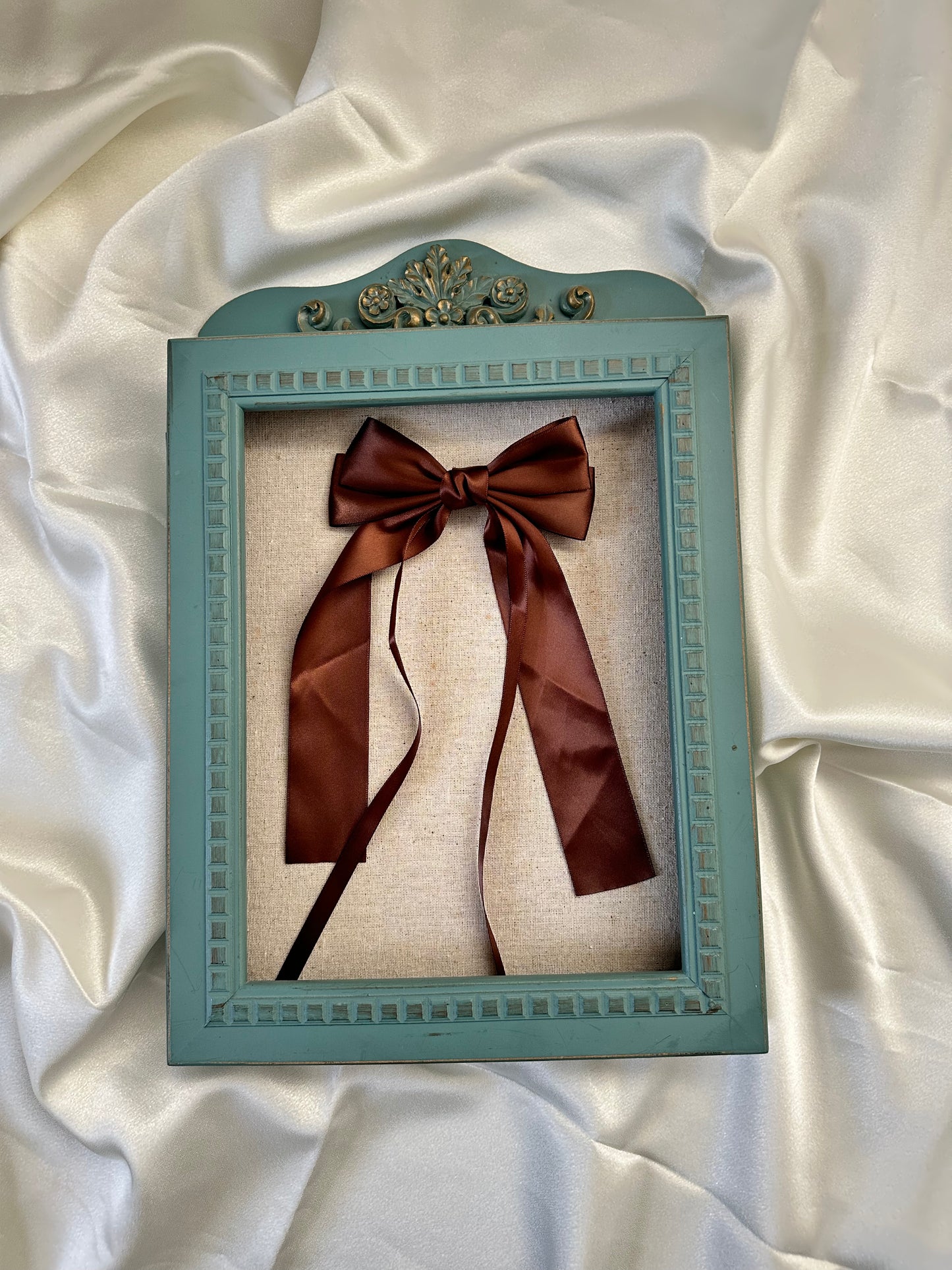 Satin Knot Bow Clip