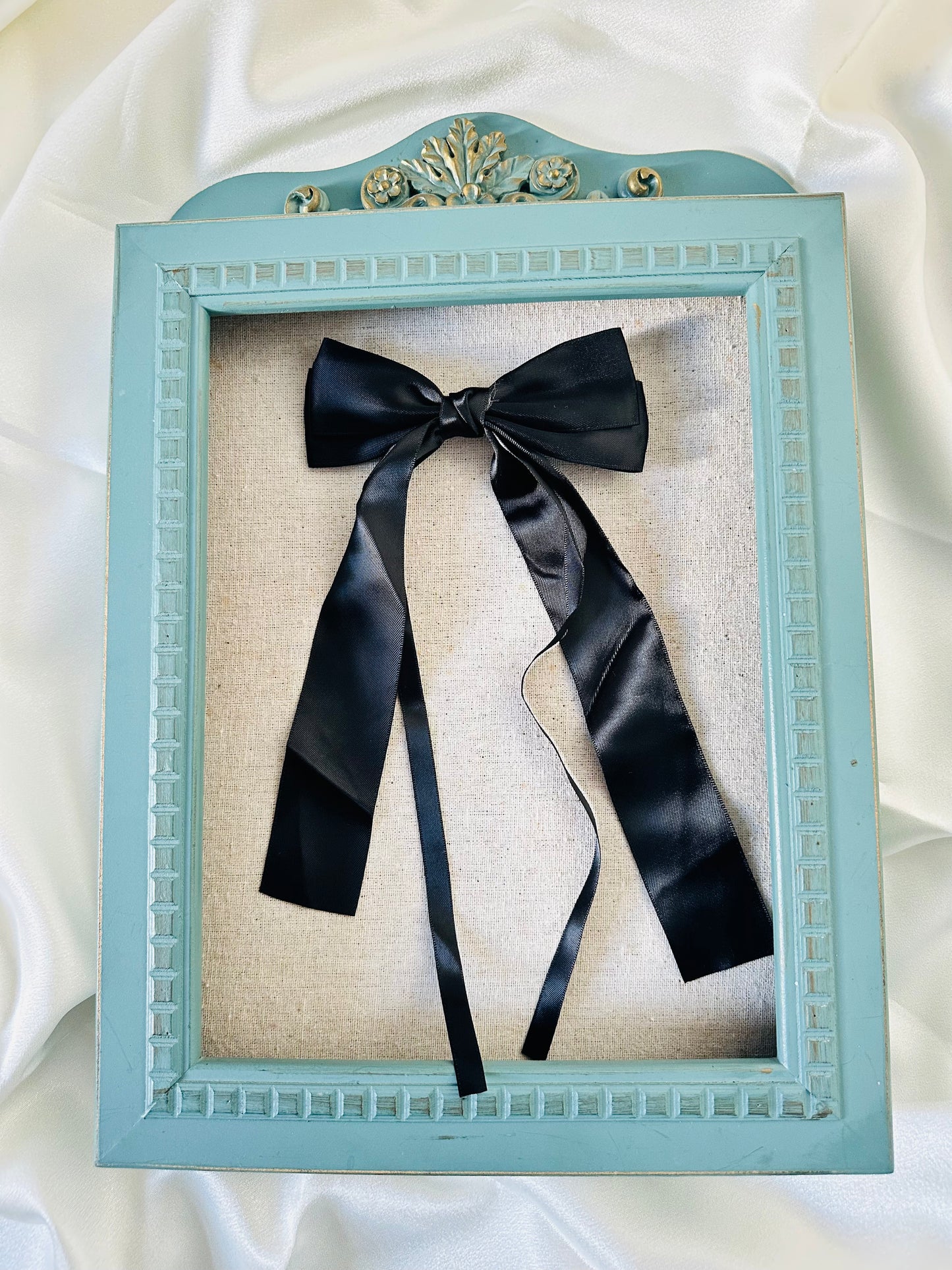Satin Knot Bow Clip