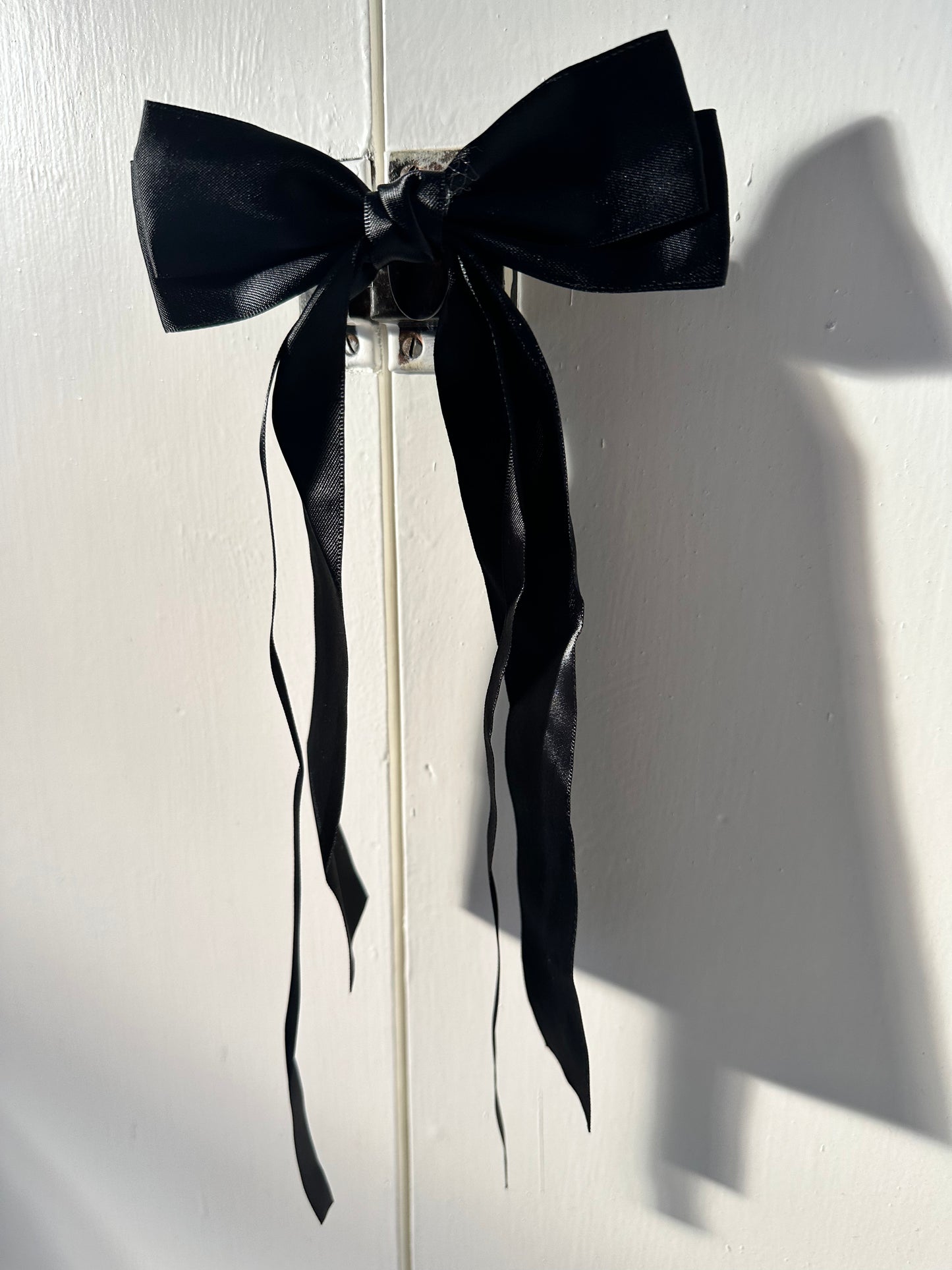 Satin Knot Bow Clip