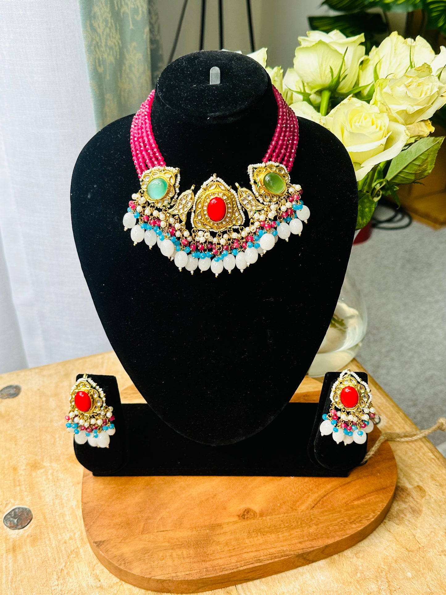 Darbaar Dazzle Embellished Statement Set